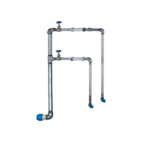 Cavalete Galvanizado para 2 Medidores