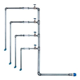 Cavalete Galvanizado para 4 medidores