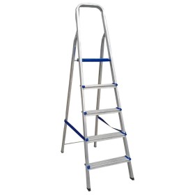 Escada Alumínio Doméstica Ultra Leve 5 Degraus REAL 005