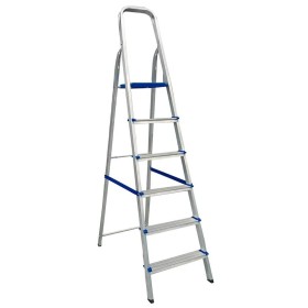 Escada Alumínio Doméstica Ultra Leve 6 Degraus REAL 006