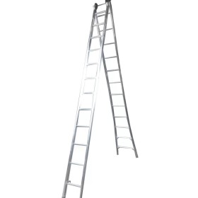Escada Extensiva Aluminio 4em1 6,85mt 2x12 Degraus Real EX12