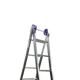 Escada Extensiva Aluminio 4em1 7,45mt 2x13 Degraus Real EX13