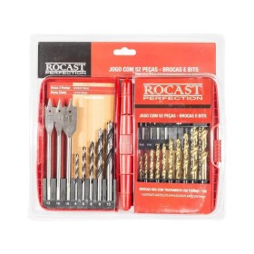Jogo Brocas Pontas Bits Combinado 52 Peças Rocast 360,0001