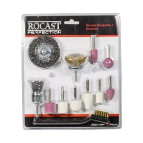 Jogo Pontas Montadas Escovas 12 peças Rocast 308,0002
