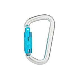 Mosquetão tripla trava alumínio bloqueio automático WPSAM0114