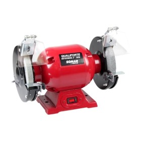 Moto Esmeril Rebolos 150mm 6"Pol 220v 300w Somar QUALIFORTE