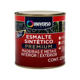 Tinta Esmalte Premium Preto Fosco 225ml Universo