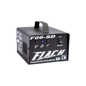 Carregador Bateria Inteligente 12v 6Ah Prof Flach F06-SD