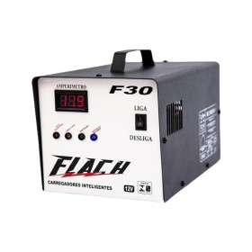 Carregador Bateria e Auxiliar Partida 12v 30Ah Flach F30