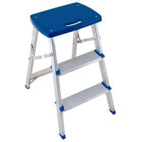 Banqueta Escada Alumínio Multiuso 3 Degraus MOR 5107