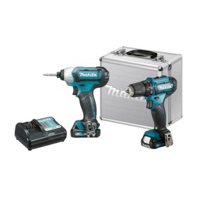 Kit Furadeira Parafusadeira Bateria 12v CXT Makita CLX224SAX