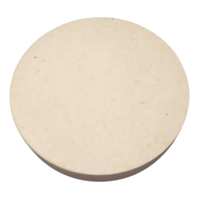 Rebolo Disco Polimento Feltro Fibra Lã Animal 100x10mm BRF