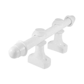 Kit varão para cortina 28 mm 3,0 metros branco
