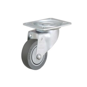 Rodízio cinza giratório sem freio 4" GLR 412 BPKC