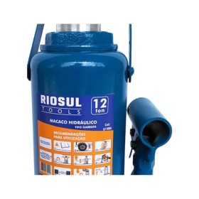 Macaco Hidráulico Tipo Garrafa 12,0 Toneladas Riosul 070006