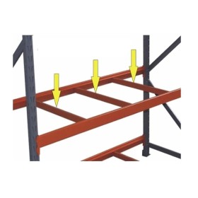 Kit Tranversina Reforço P/Mini Porta Pallet Amapa 80cm 500Kg