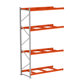 Porta Pallet Continuacao Amapa 500kg 3mt 4 niveis 80x1,80mt