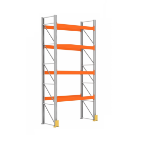 Porta Pallet Inicial Amapa 4mt C/4 niveis 2000kg 1x2,3mt