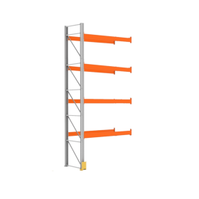 Porta Pallet Continuacao Amapa 4mt C/4 niveis 2000kg 1x2,3mt