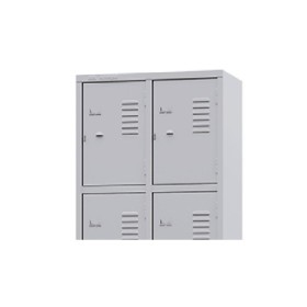 ARMARIO ROUPEIRO 8 PORTAS PEQUENAS 196X63X36CM AMAPA GRA1/8