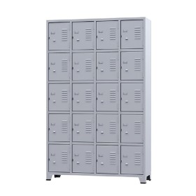 ARMARIO ROUPEIRO 20 PORTA PEQUENA 196X123X36CM AMAPA GRA1/20