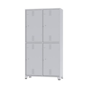 ROUPEIRO 4 PORTA GRANDE INSALUBRE 196X100X41CM AMAPA GRA3/4