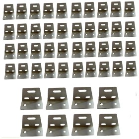 Kit C/48 Sapatas P/Coluna Estante Industrial Amapa L2 e L3