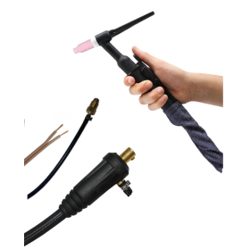 Tocha solda TIG 180 amperes 3,5mt automatica 13mm ABITIG26V