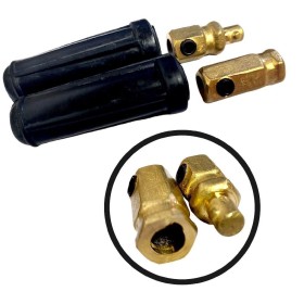 Conector Macho e Femea 500A Binzel ATB500 50/70 Completo