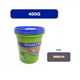 Massa Madeira Rejunte Reparo F12 400G IMBUIA Viapol