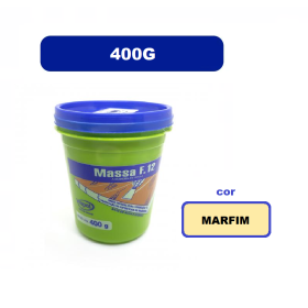 Massa Madeira Rejunte Reparo F12 400G MARFIM Viapol