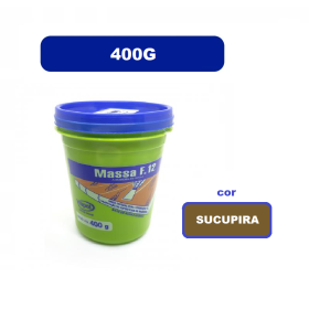 Massa Madeira Rejunte Reparo F12 400g SUCUPIRA Viapol