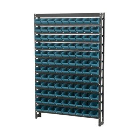 Kit Estante Gaveteiro Com Estrutura e 108 Gavetas N°3 Azul