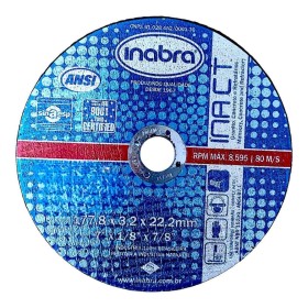 Disco Corte Refratario 180mm P/Esmerilhadeira 7" Inabra