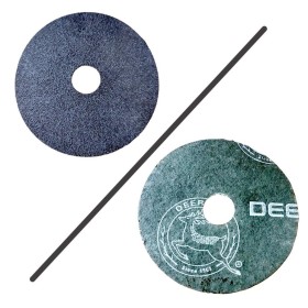 Disco lixa Mármore/granito 115x22,2mm 4.1/2x7/8 Grão 050 Deerfos