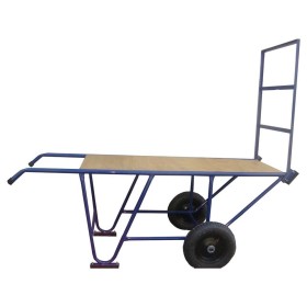 Carrinho Armazem Cargueiro 60x100cm 400kg Roda Pneu WM WMACP