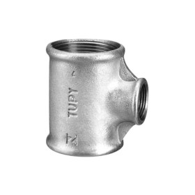 Tee galvanizado de redução BSP 3x2.1/2"