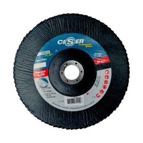 Disco lixa flap Nylon Zirconio Inox/Ferro 115mm 40 Ciser