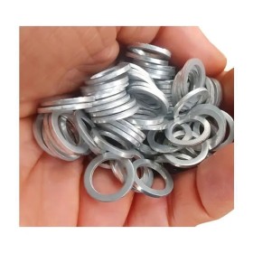 Arruela Alumínio Vedação 26,2x20,0x1,5mm c/100un Parafutrecos
