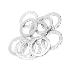 Arruela Alumínio Vedação 14,3x8,2x1,5mm c/300un Parafutrecos