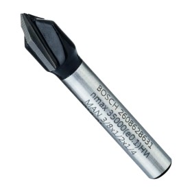 Fresa haste 1/4" ponta V 3/8" - 9,5mm Bosch 2608628631