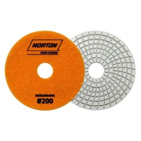 DISCO POLIR PEDRA BRILHO AGUA 100MM G200 NORTON 70184607721