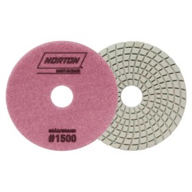 DISCO POLIR PEDRA BRILHO AGUA 100MM G1500 NORTON 70184607724