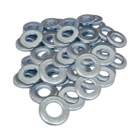 Arruela Lisa Zincada Métrica 3mm c/5000un Parafutrecos