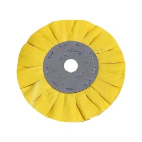 Disco Rebolo Pano Ventilado Polimento 150mm Amarelo Macio