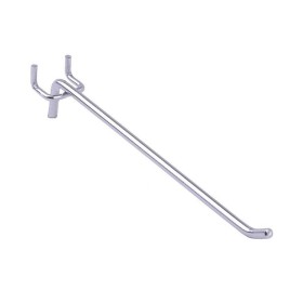 Gancho Painel Perfurado Eucatex Zincado Branco 15cm MS 10203