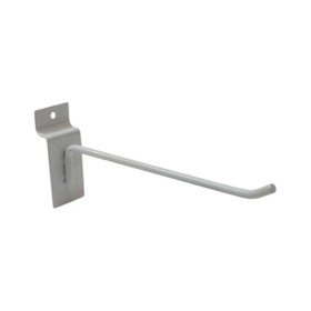 Gancho Painel Canaletado Simples Branco 4,5mm x 10cm MS10018