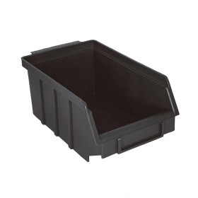 Caixa Box Gaveteiro Industrial Bin Preta N°4 9X13X19CM