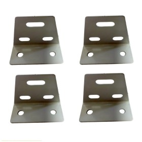 Kit C/4 Sapatas P/Coluna Estante Industrial Amapa L2 e L3