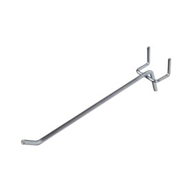 Gancho Painel Perfurado Eucatex Zincado Branco 10cm MS 10202